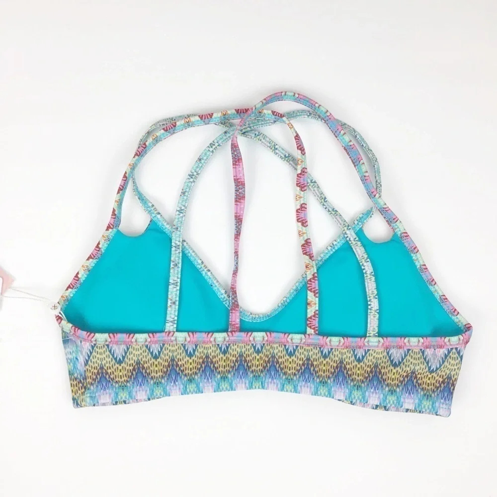 PilyQ Belize Utopia Swim Halter l Size Small